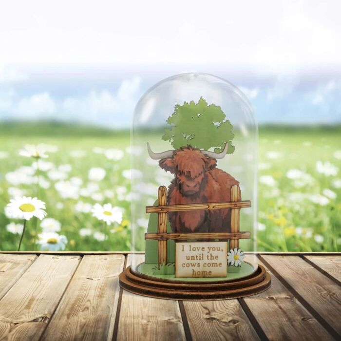 Kloche Highland Cow Figurine